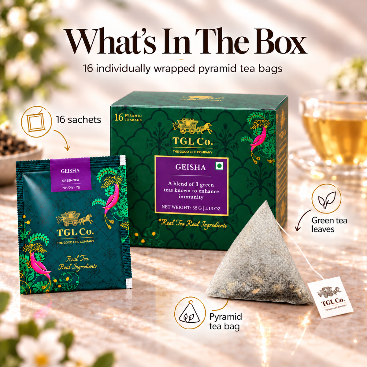 Geisha Green Tea Infusion