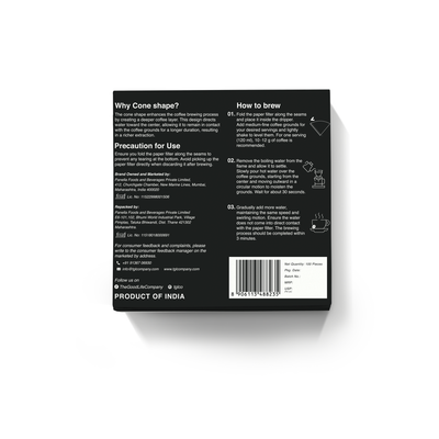 V60 Filter Papers - White 100 Count Paper