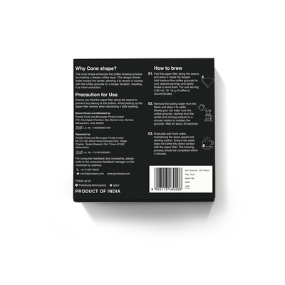 V60 Filter Papers - White 100 Count Paper
