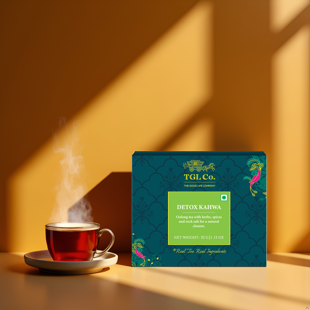 Detox Desi Kahwa Tea Bags ( With Herbs & Spices)