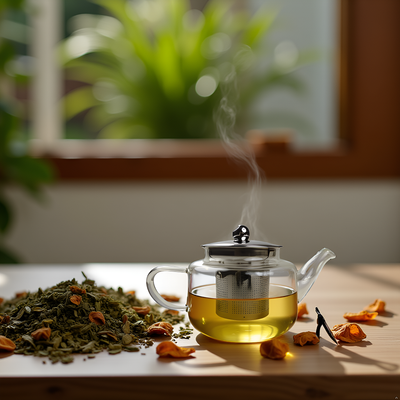 TGL Co. Heat proof glass tea pot with Infuser - 450ml
