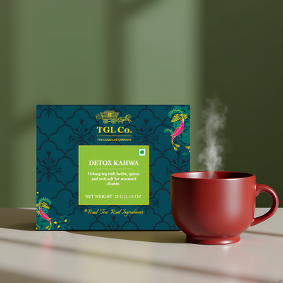 Detox Desi Kahwa Tea Bags ( With Herbs & Spices)