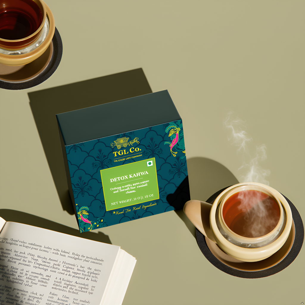 Detox Desi Kahwa Tea Bags ( With Herbs & Spices)
