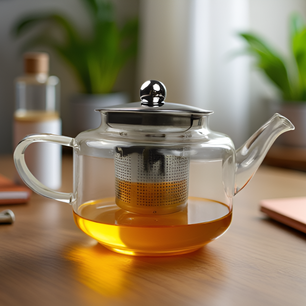 TGL Co. Heat proof glass tea pot with Infuser - 450ml