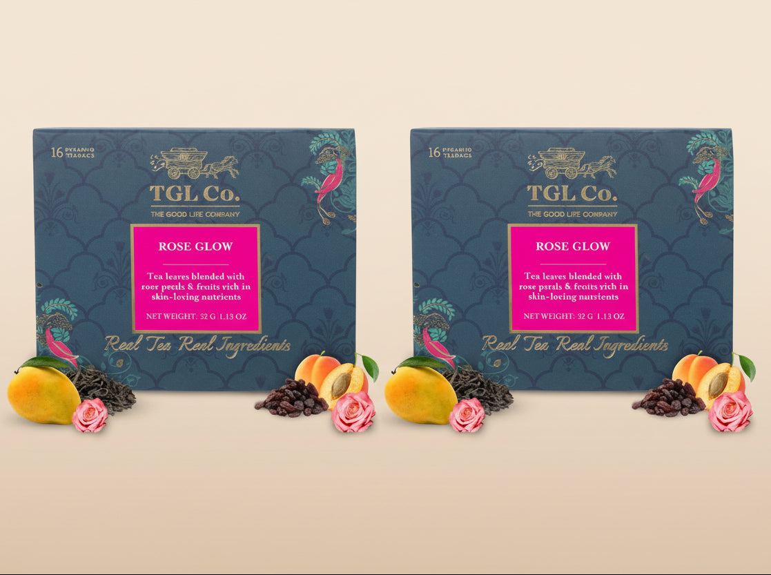 Rose Glow Black Tea Infusion - Pyramid Bags / Loose