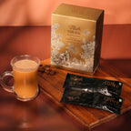 Instant coffee premix with sugar and milk for easy coffee