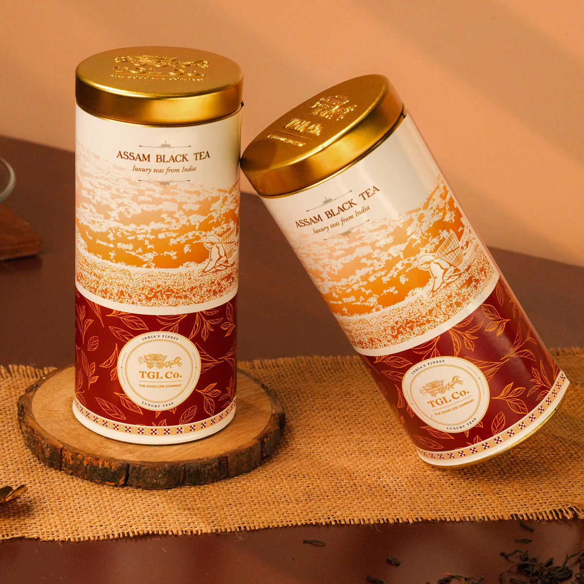 Premium Assam black tea from India for rich morning tea