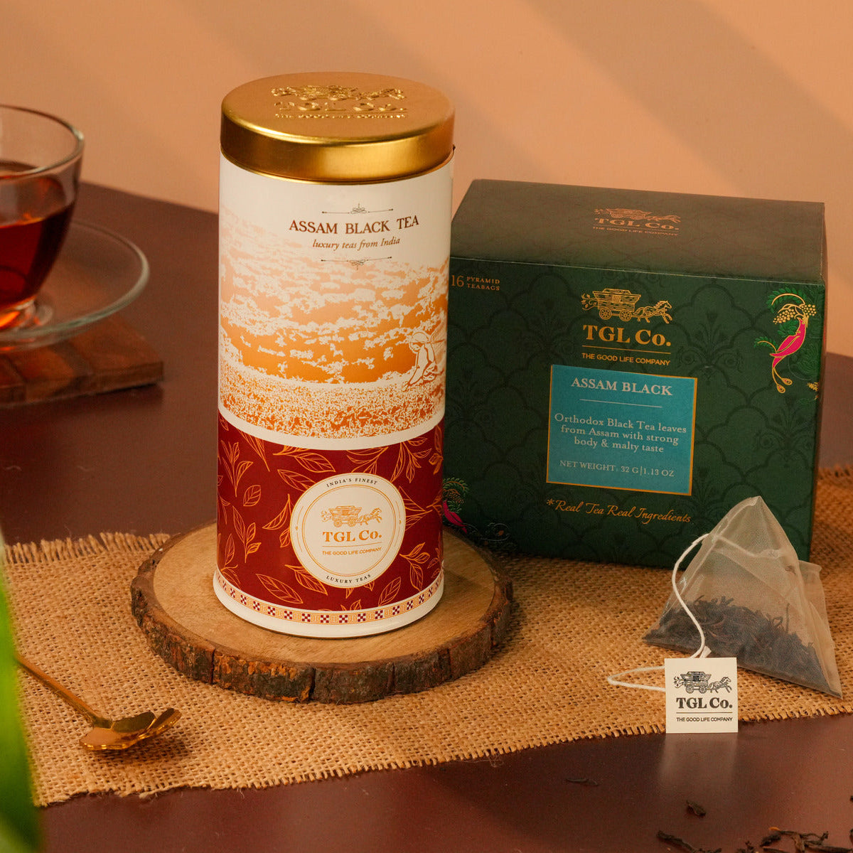 Full bodied Assam black tea for classic strong tea