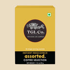 Assorted Instant Coffee (25 Sachets) 5 Varieties - 2 Unflavored & 3 Flavored