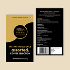 Premium instant coffee tasting pack for coffee lovers