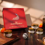 Premium green tea gift box with detox and wellness teas for healthy tea brewing