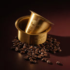 Brass coffee filter set for South Indian decoction coffee brewing