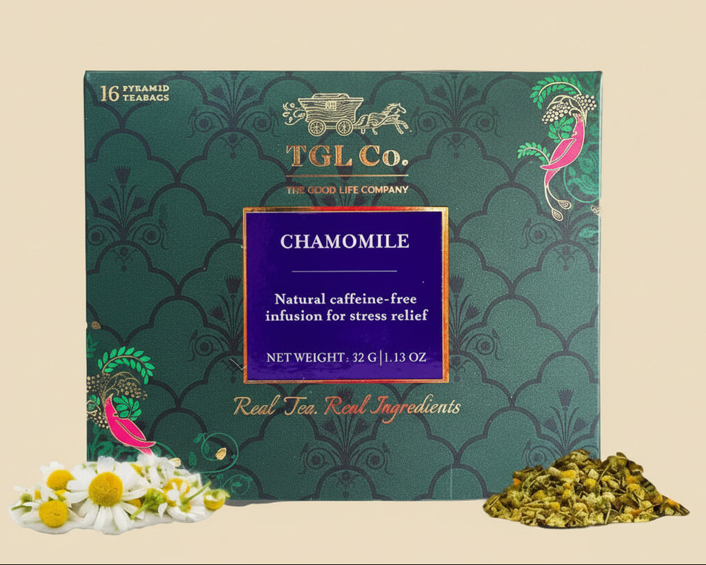 Relaxing chamomile infusion for bedtime tea ritual