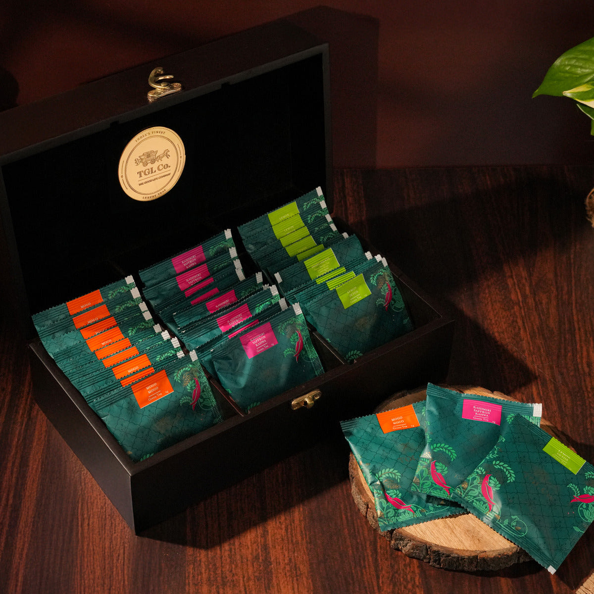 Eternal Elegance luxury tea gift box with premium tea blends for elegant gifting