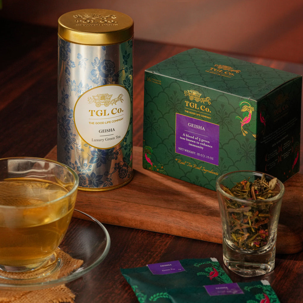 Smooth aromatic green tea crafted for refined tea moments