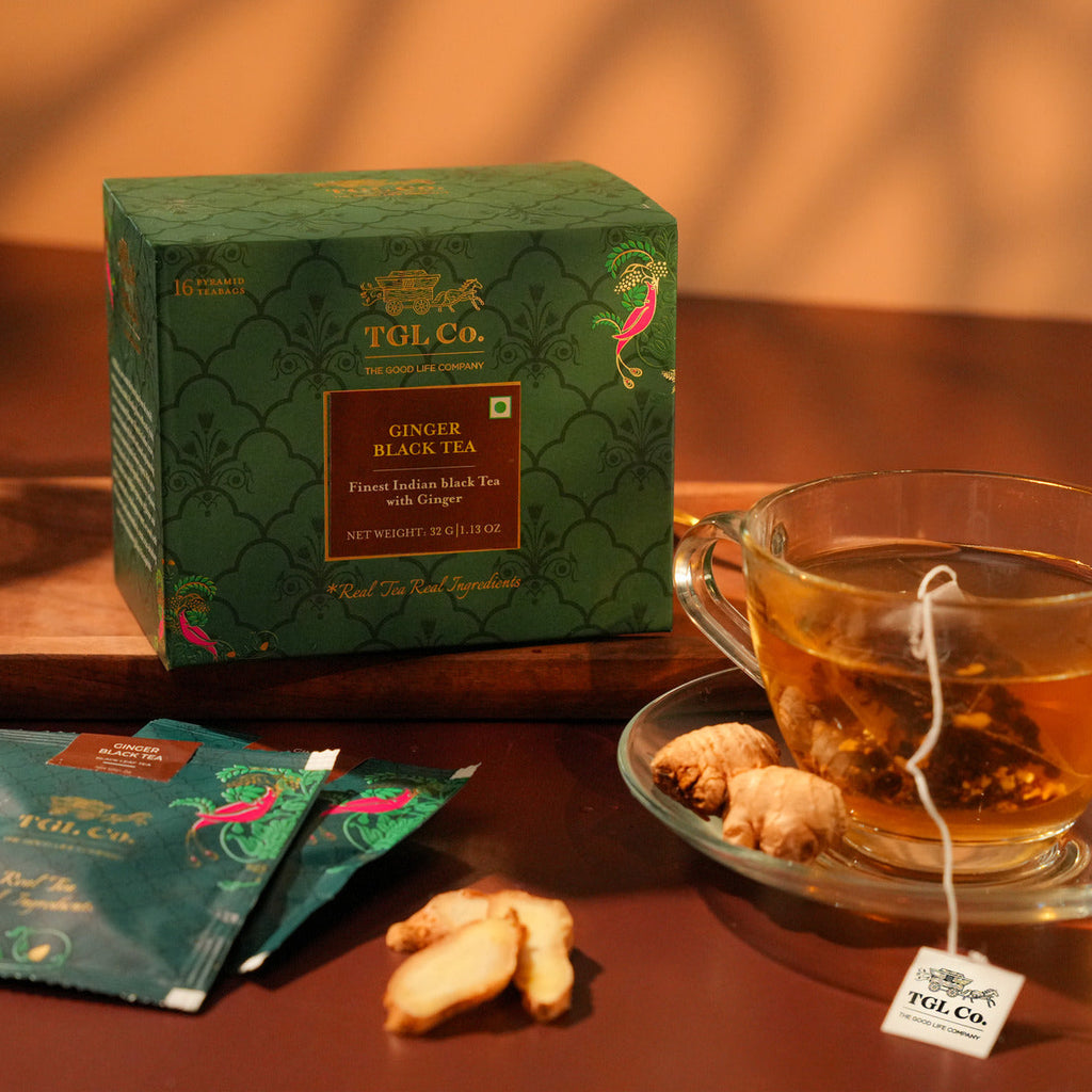 Ginger chai black CTC tea with spicy adrak flavour