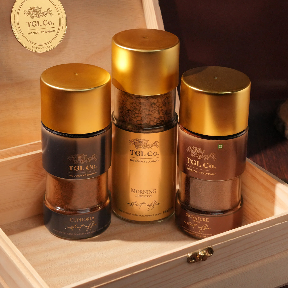 Premium tea and coffee gift set for corporate and festive gifting