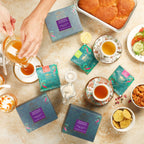 Handpicked tea assortment with green black and herbal teas