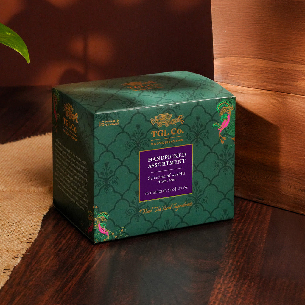 Assorted tea sampler with premium TGL tea blends