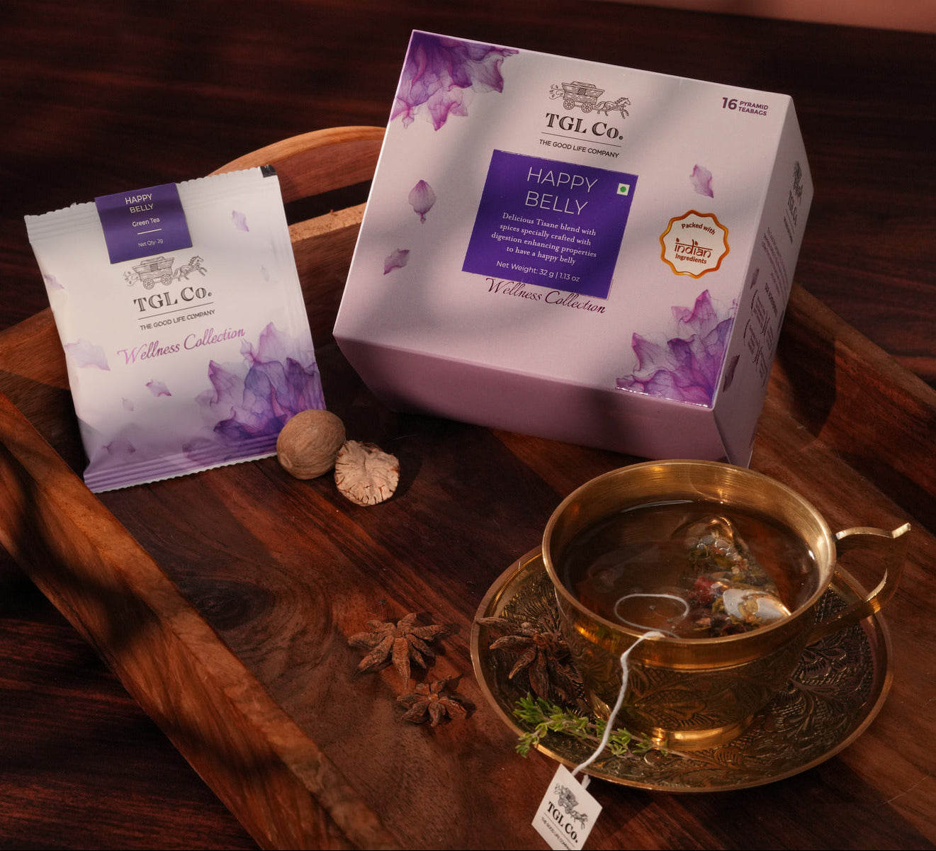 Happy Belly Herbal Tea | Digestive Infusion by TGL Co – The Good Life ...