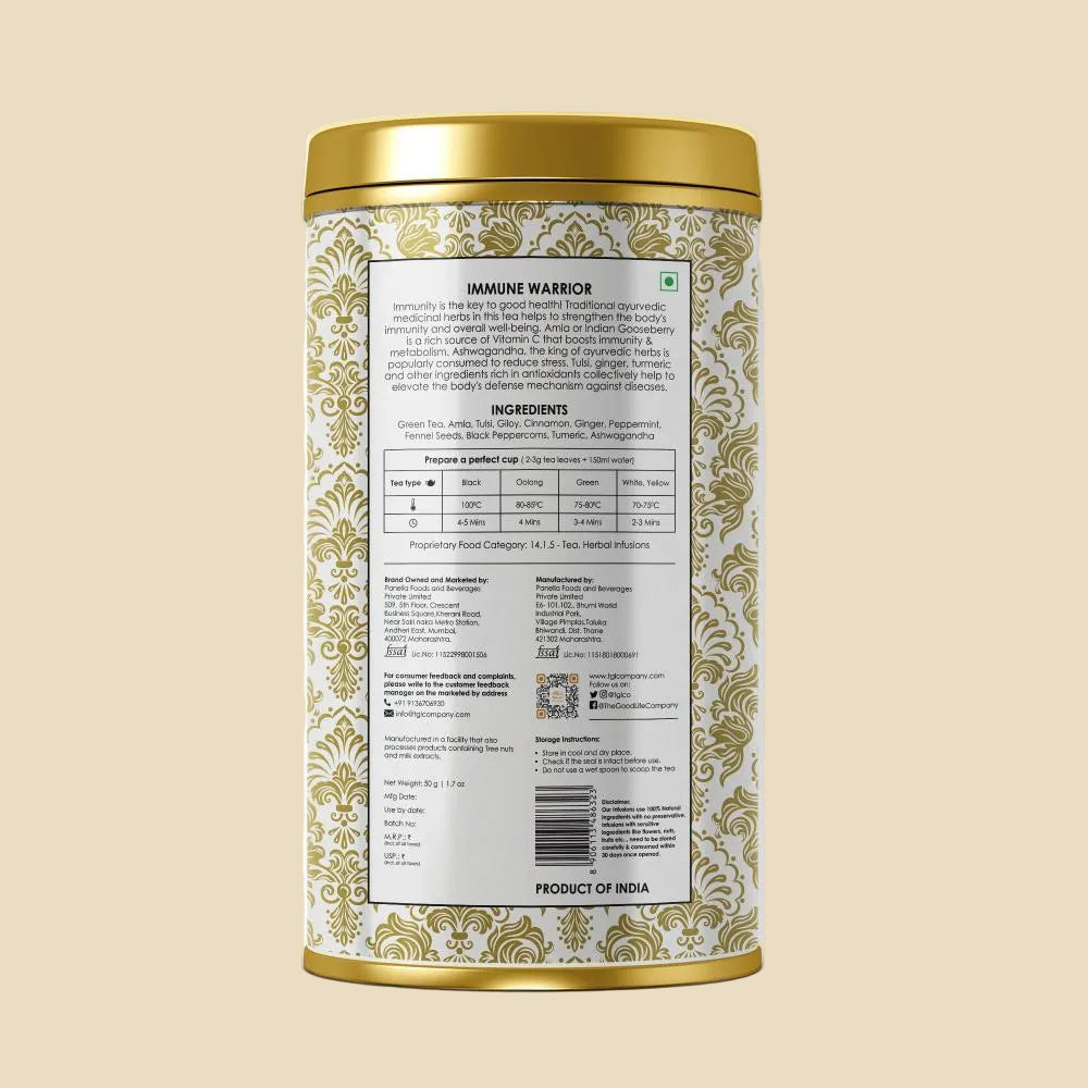 Immune Warrior Herbal Tea Infusion - Pyramid Bags / Loose