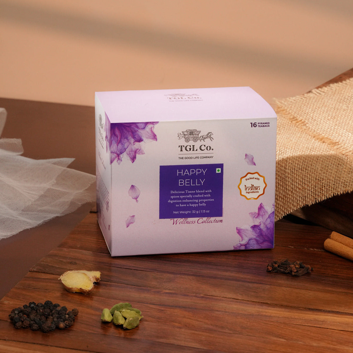 Wellness herbal tea collection for daily health