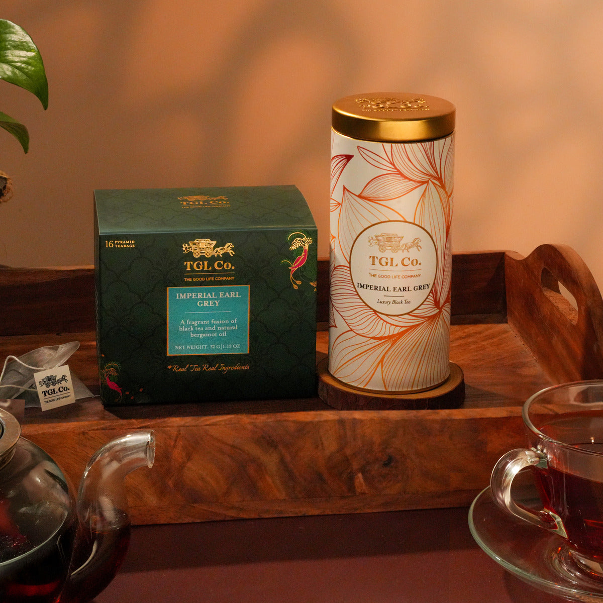 Aromatic black tea infused with bergamot citrus flavour