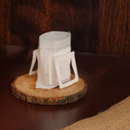 Portable pour over coffee drip bags for fresh coffee brewing