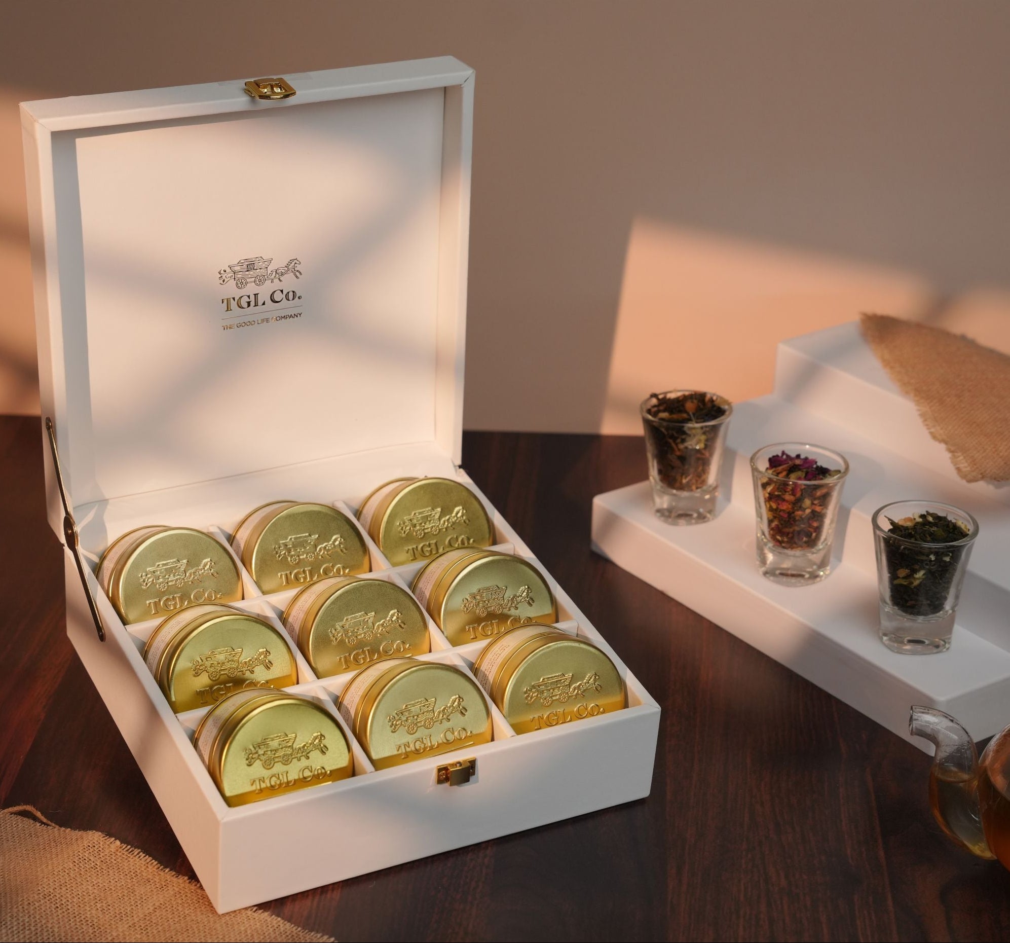 Liquid Gold 9 signature tea gift edition with premium tea blends