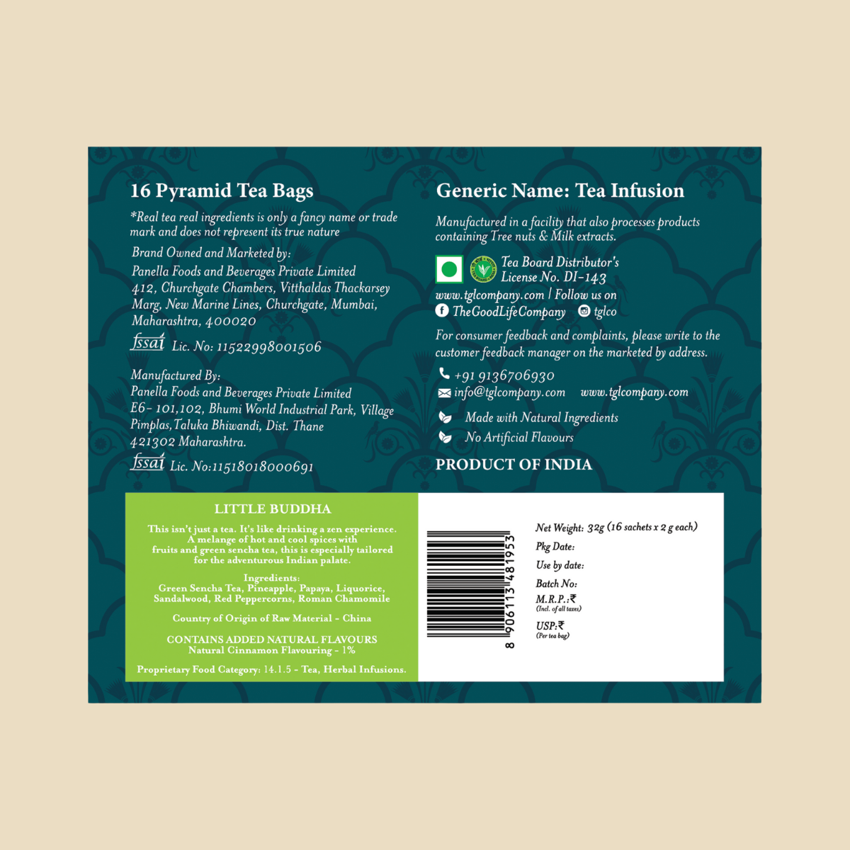 Smooth antioxidant rich green tea for mindful tea rituals