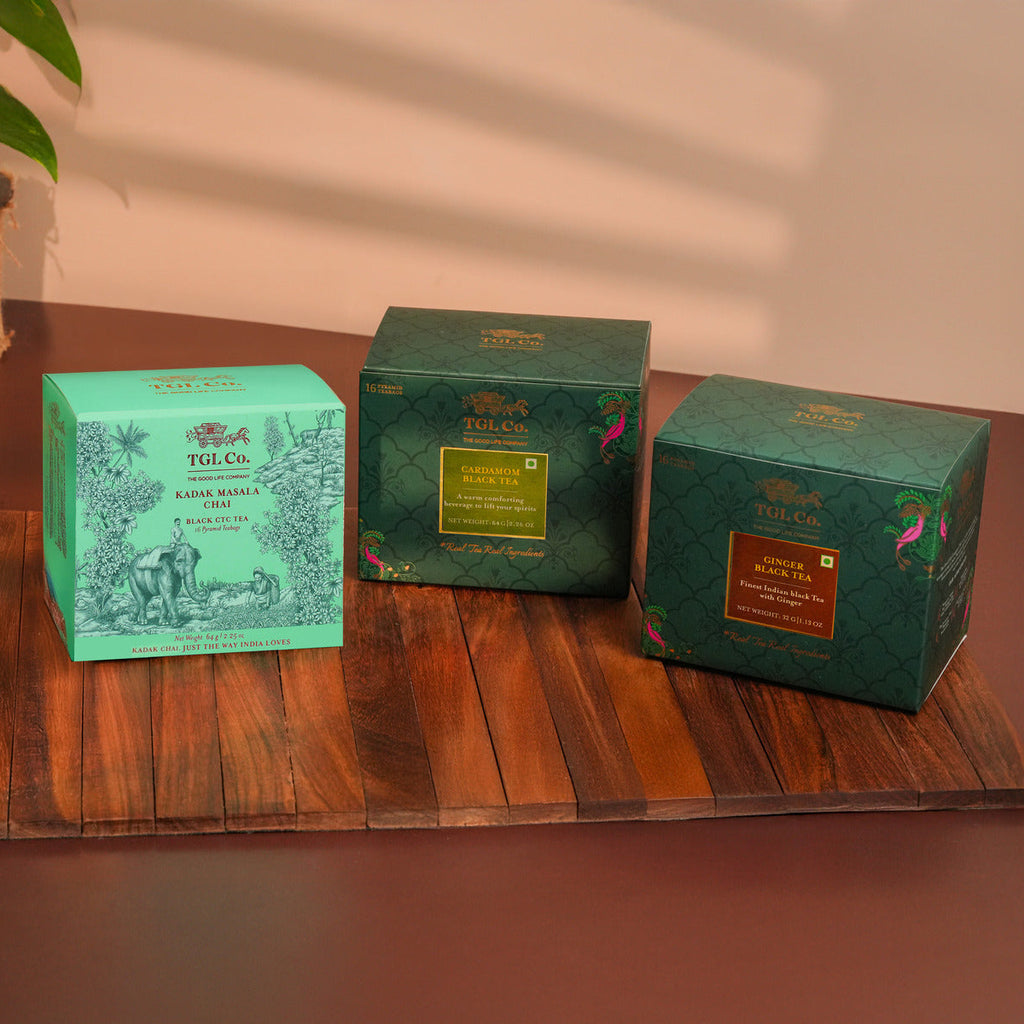 Masala chai combo with assorted spiced chai blends