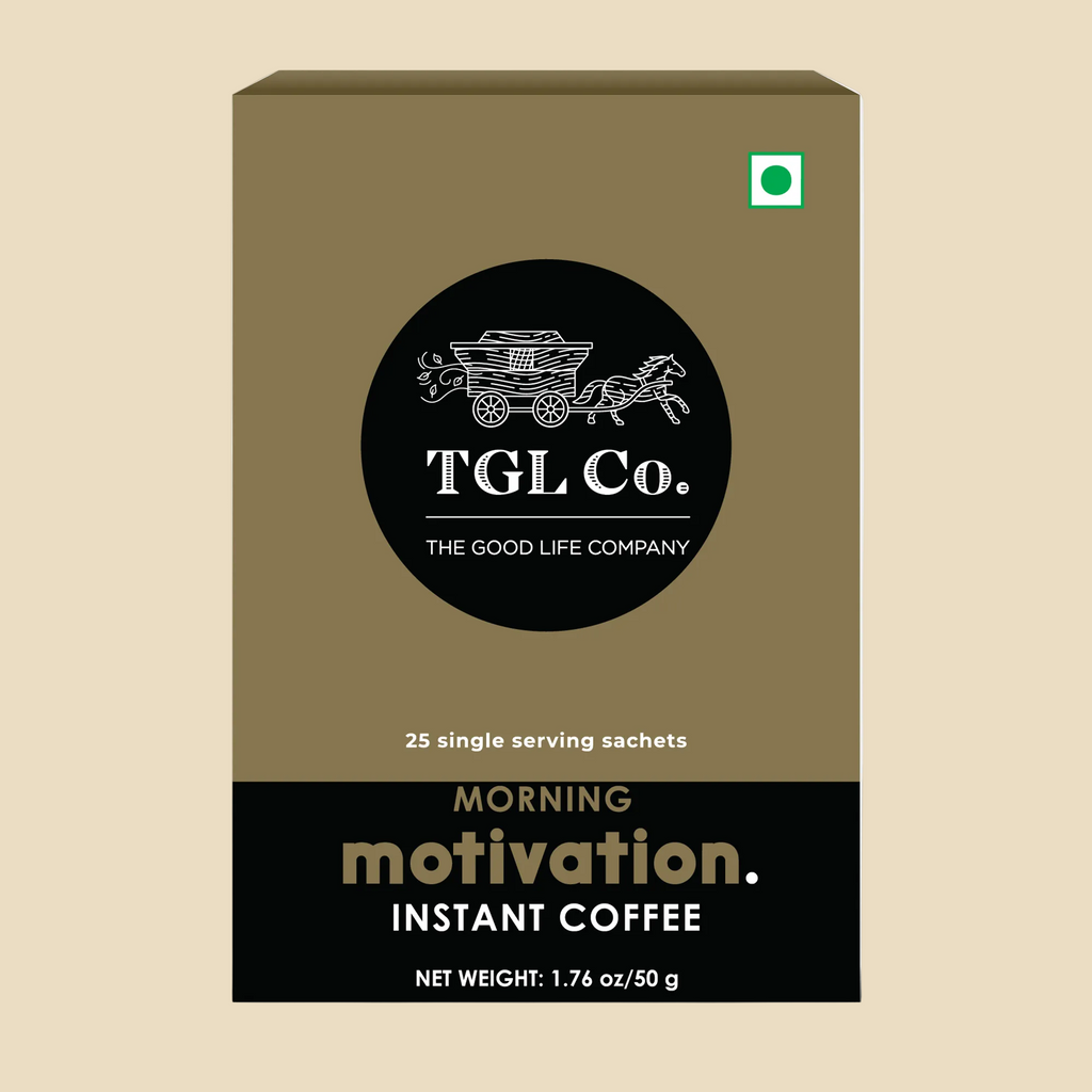 Premium coffee sachets with freeze dried Arabica coffee