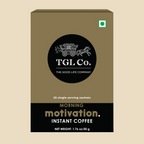 Premium coffee sachets with freeze dried Arabica coffee