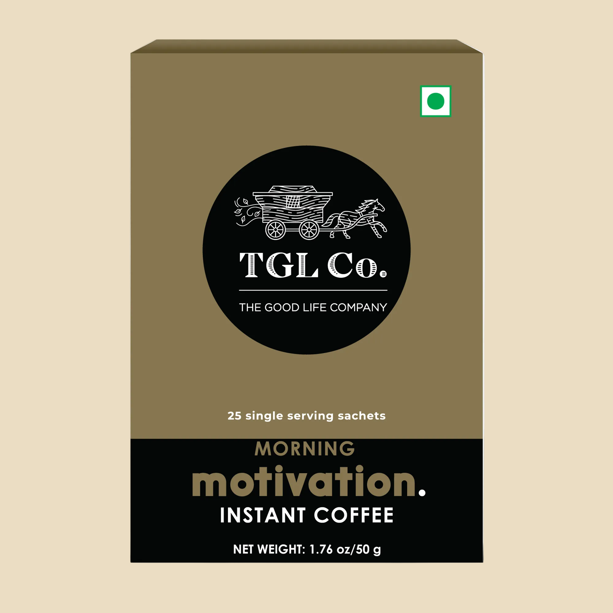 Premium coffee sachets with freeze dried Arabica coffee