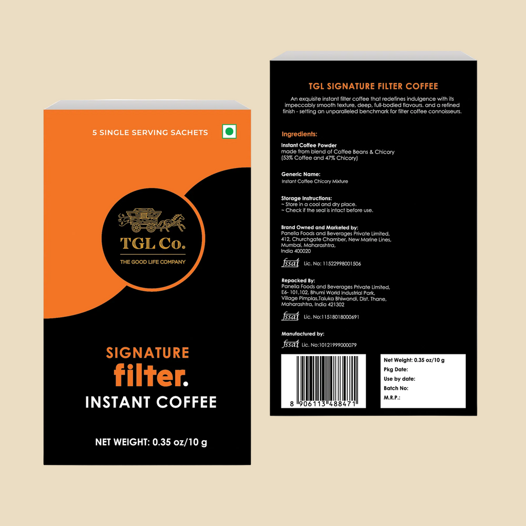 Signature - South Indian Instant Filter Coffee - 5 Sachets - Mini Collection