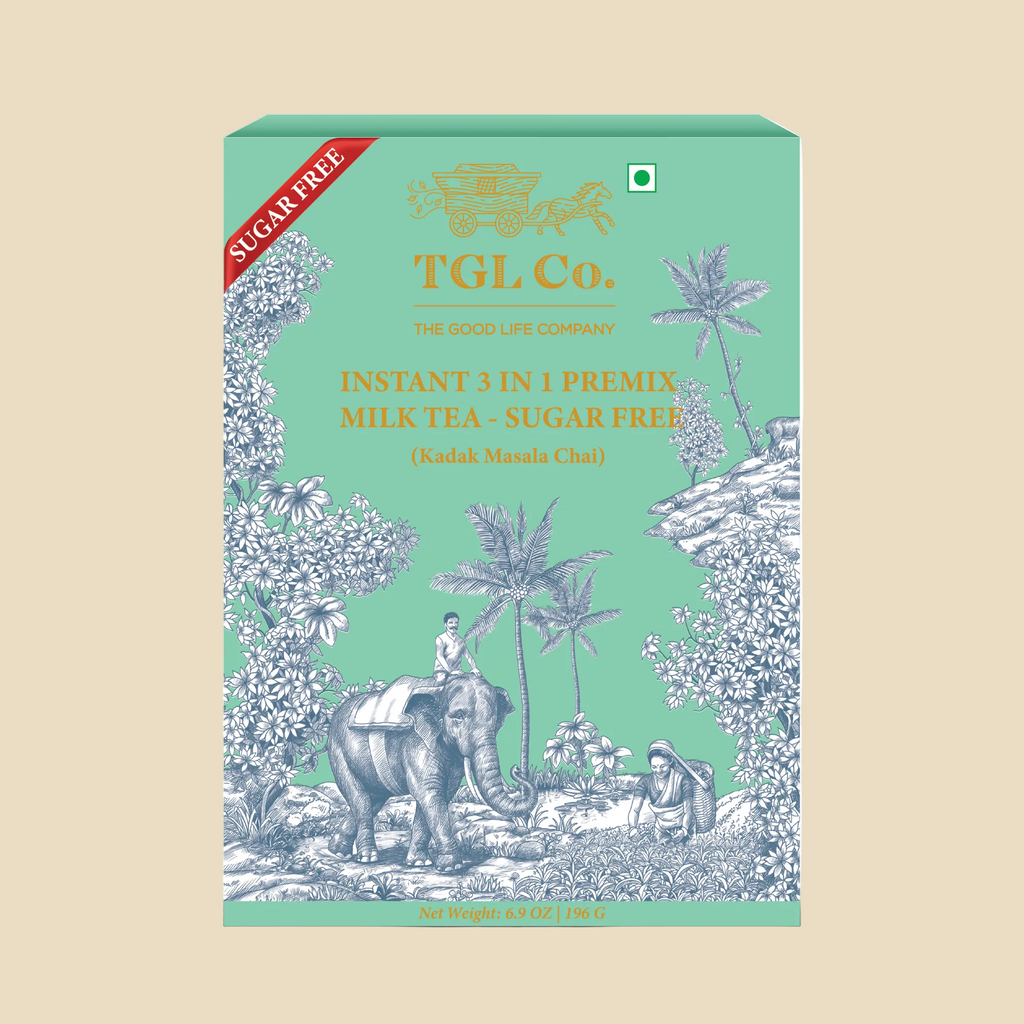 Instant sugar free chai premix with Indian spices