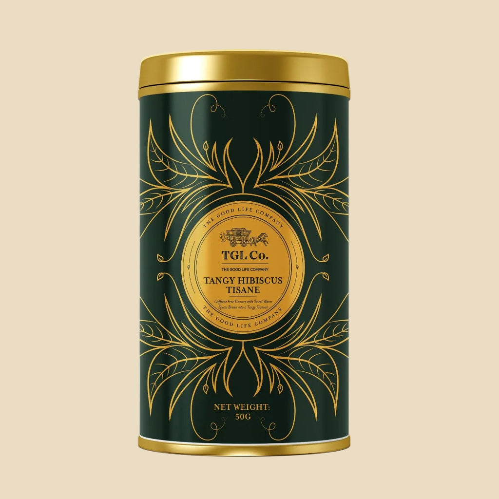 Hibiscus flower herbal tea rich in antioxidants and colour