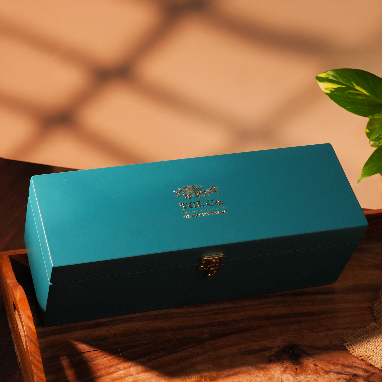 Premium tea and coffee gift set with curated blends