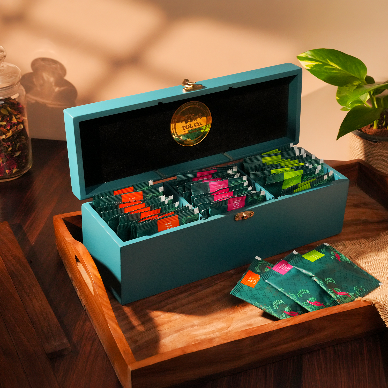 Luxury tea sampler gift hamper for festive occasions