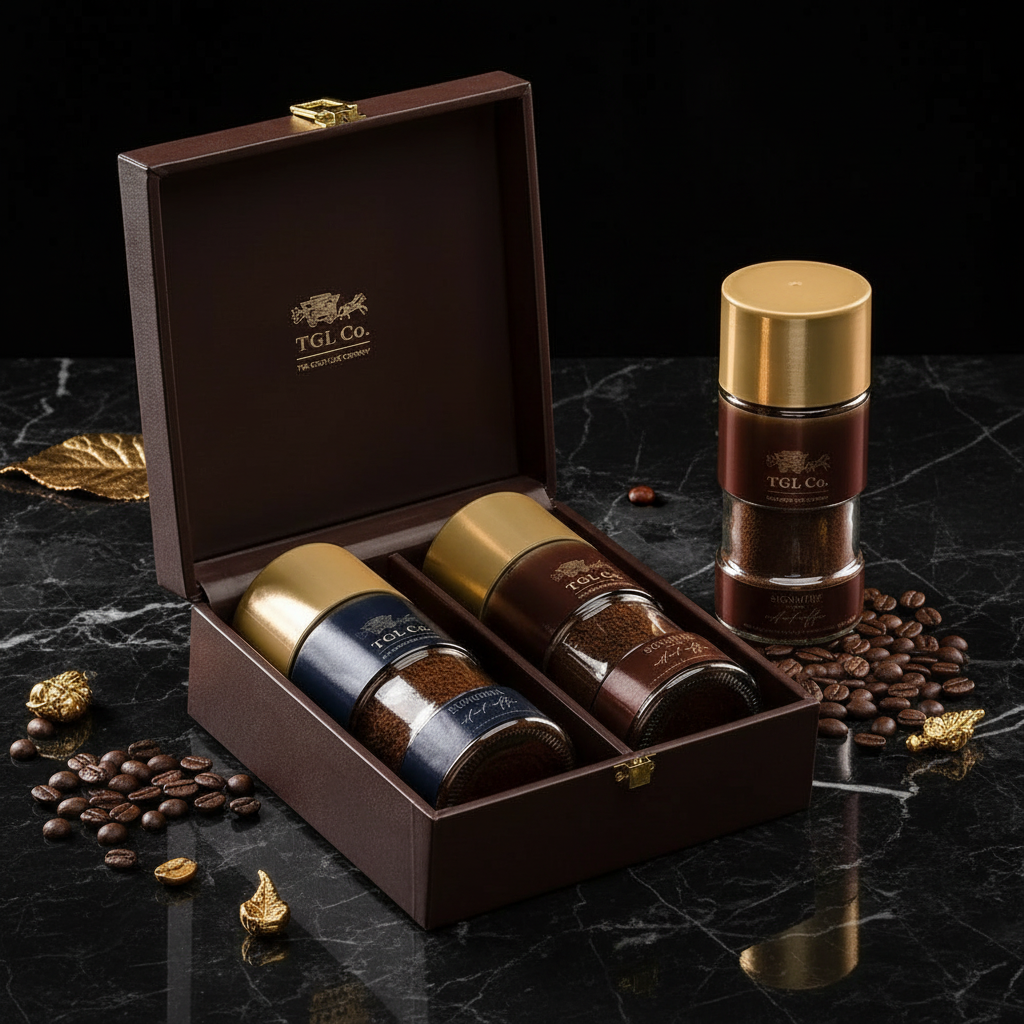 Timeless Passion premium coffee gift set with rich aromatic coffee blends for coffee lovers