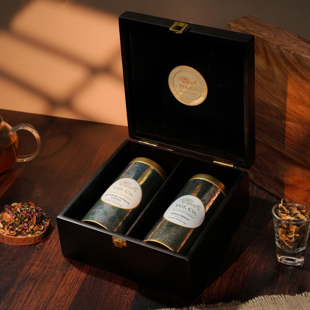 Timeless Passion premium Teas gift set with rich aromatic tea blends for daily rituals
