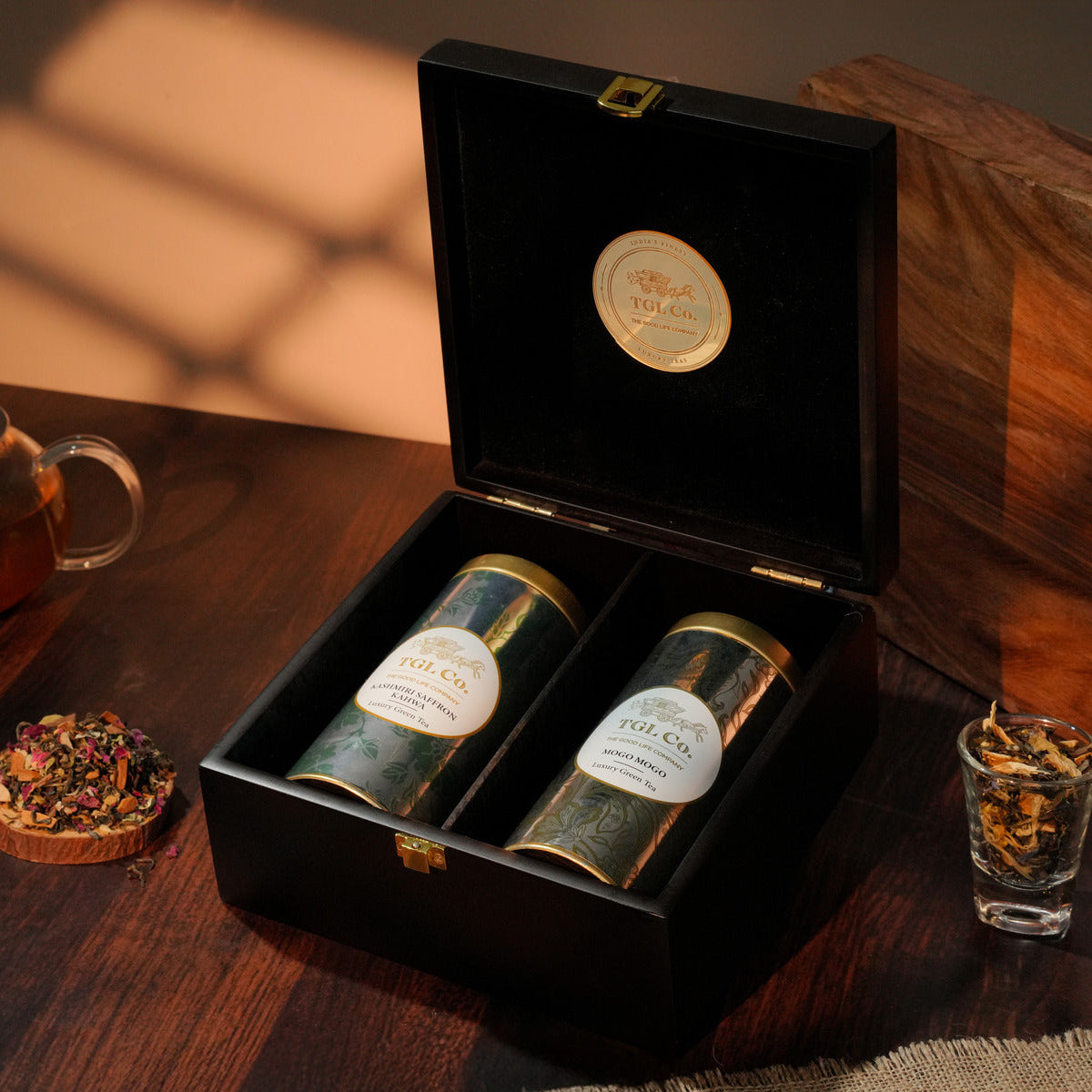 Timeless Passion premium Teas gift set with rich aromatic tea blends for daily rituals