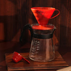 Manual pour over coffee dripper for specialty coffee brewing