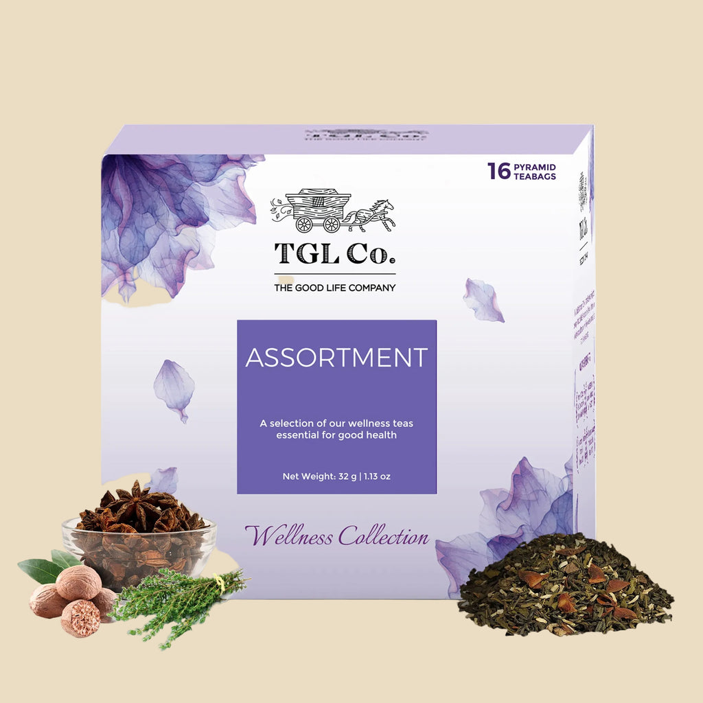 Premium herbal tea sampler for wellness tea rituals
