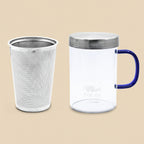 Glass Tea Mug with Steel Infuser