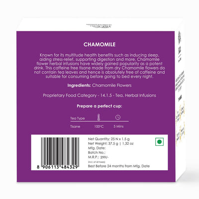 Chamomile Dust Tea Bags - Teabags box