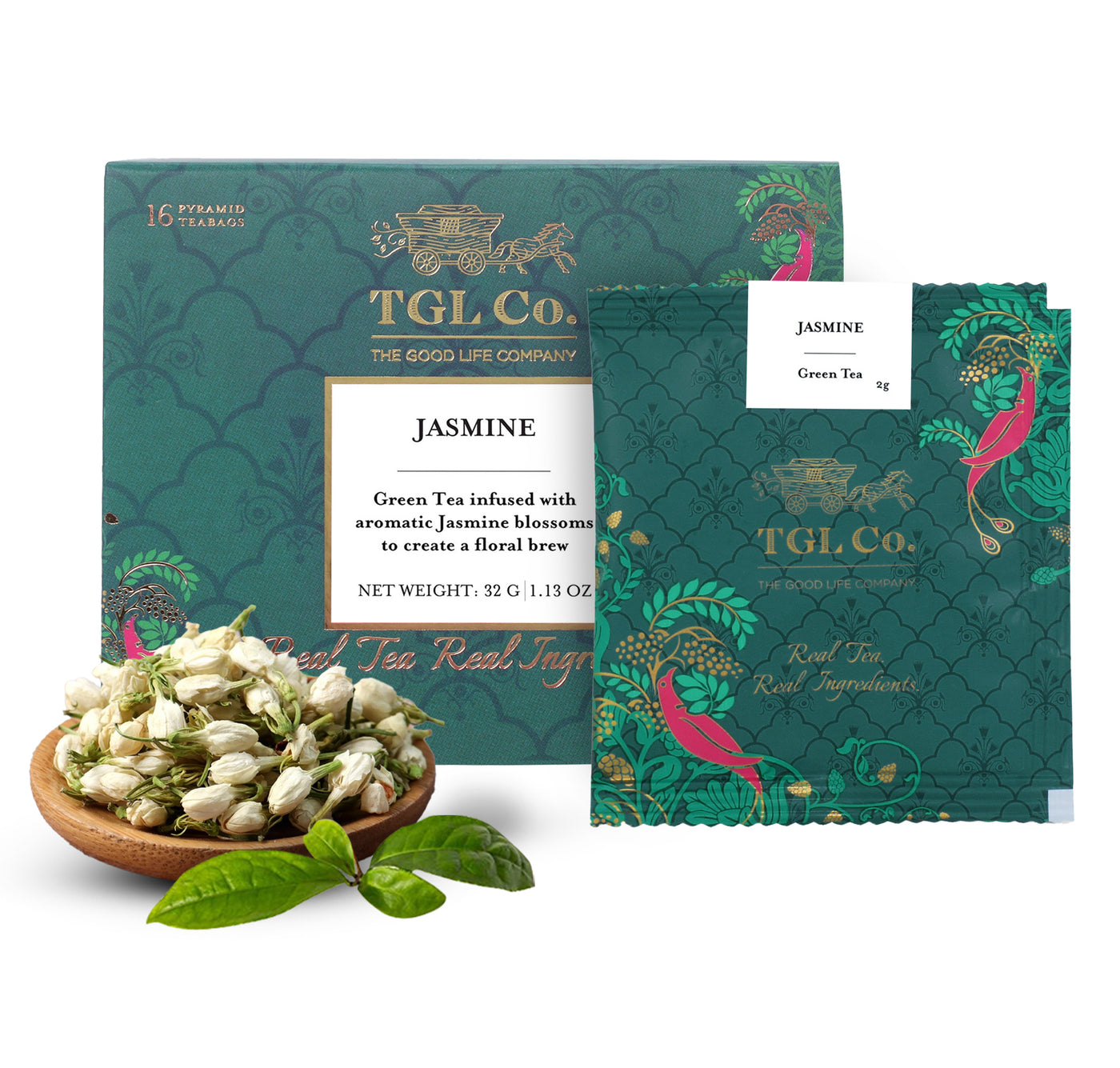 Jasmine Green Tea Bags / Loose Leaf