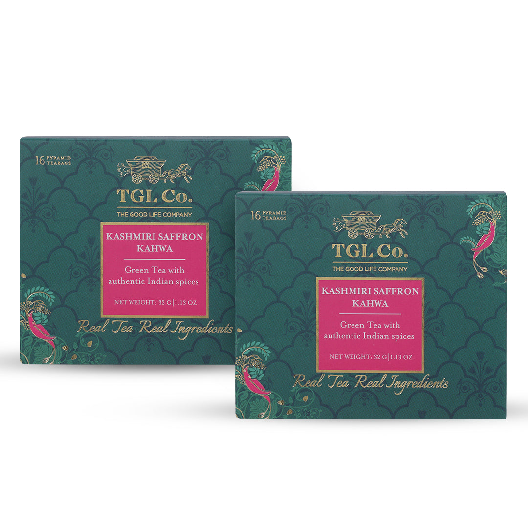Kashmir Kahwa Green Tea Bags 32 Tea Bags