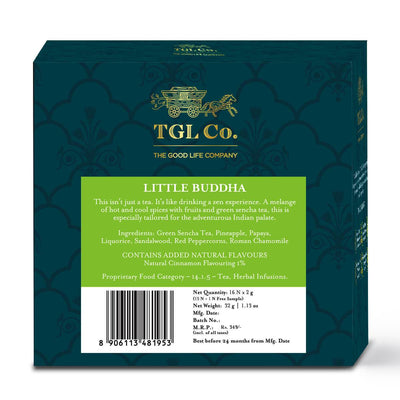 Little Buddha Green Tea Bags / Loose tea leaf