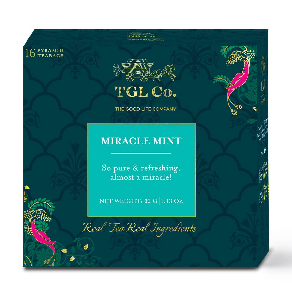 Miracle Mint Herbal Tea Bags / Loose Tea Leaf